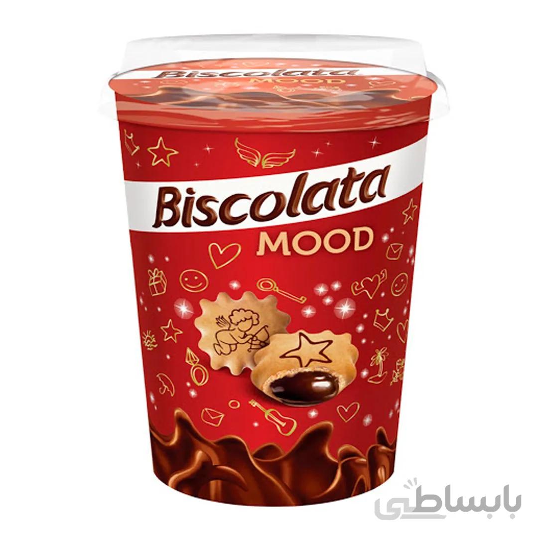 بیسکولاتا مود شکلاتی 125 گرم قرمز ا Biscolata Mood Choclate 125g