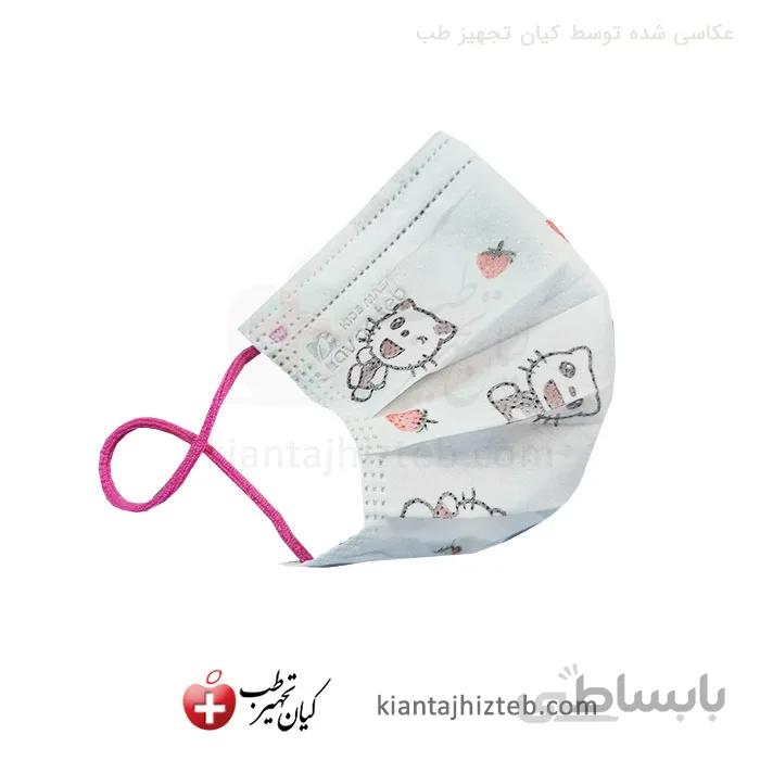 ماسک کودک پاوان طب طرح Kitty جعبه 50 عددی