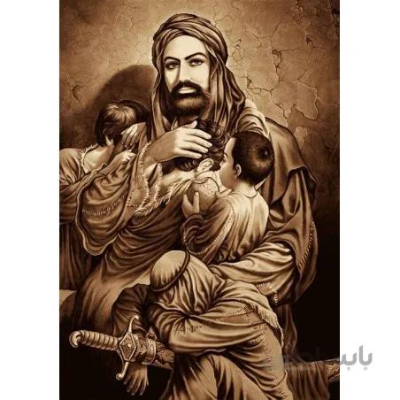 نخ و نقشه تابلو فرش طرح مذهبی کد 131