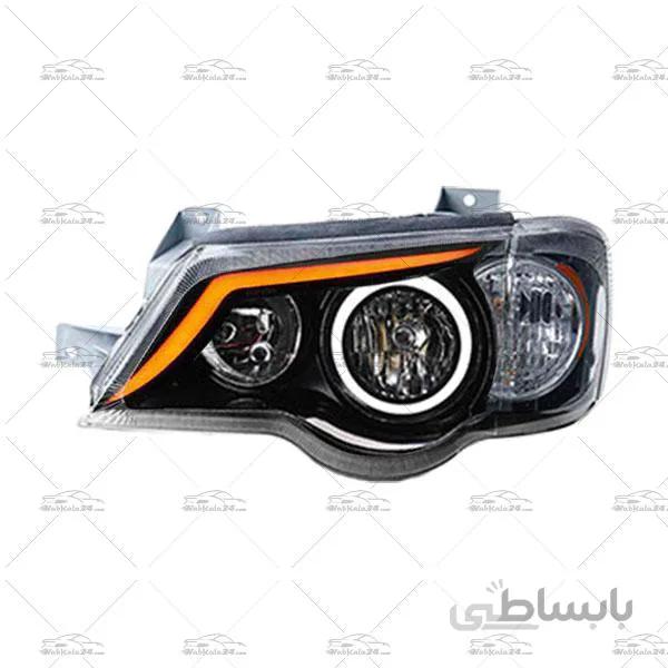 چراغ جلو اسپرت پراید 132 و 111 طرح P نارنجی