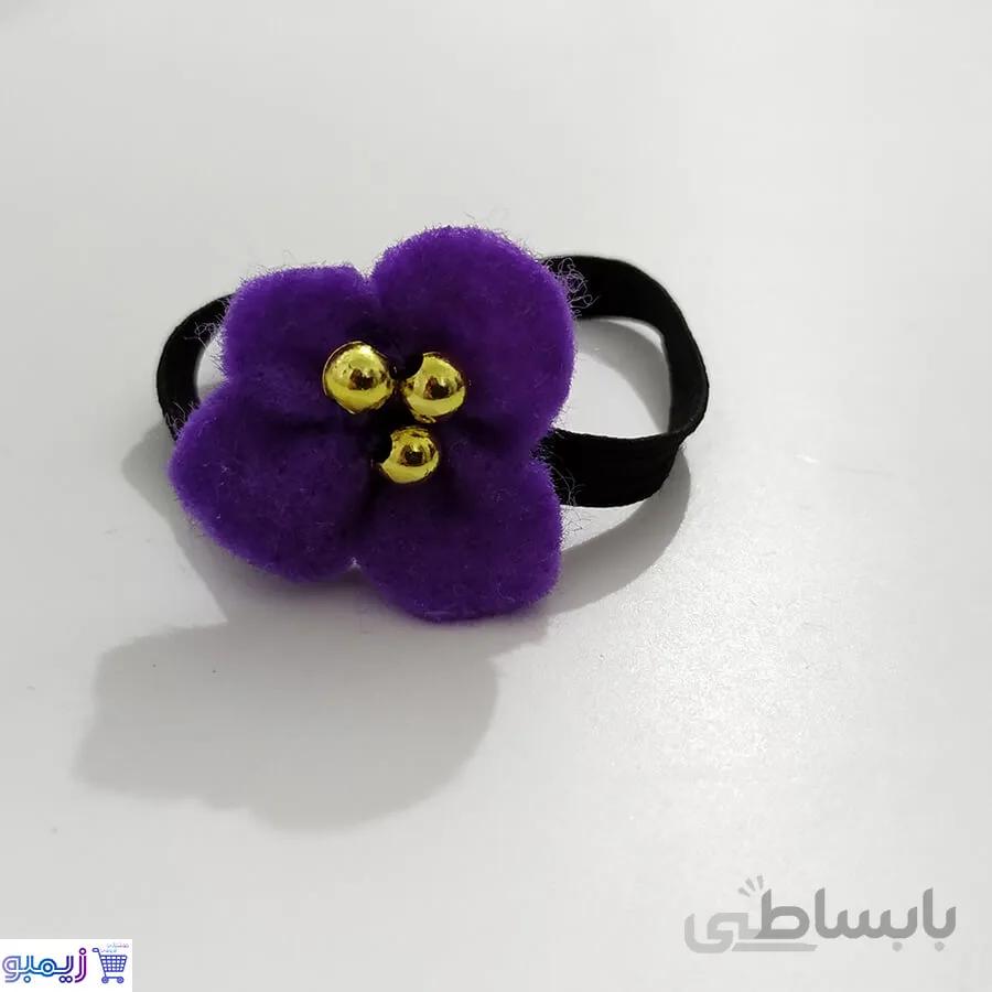 کش مو نمدی بنفش