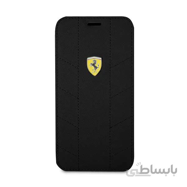 قاب سی جی موبایل Ferrari Tire Leather برای iPhone X/XS