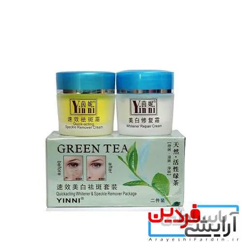 کرم ضد لک سفید کننده ضد مراقبت از پوست ضد چروک YIN NI چای سبز