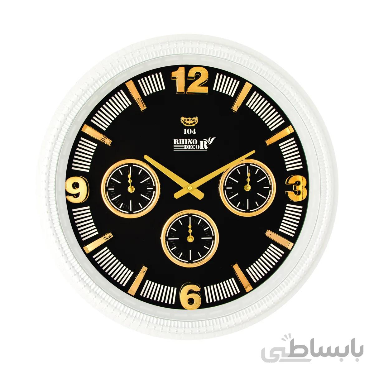 ساعت دیواری راینو دکور کد 104