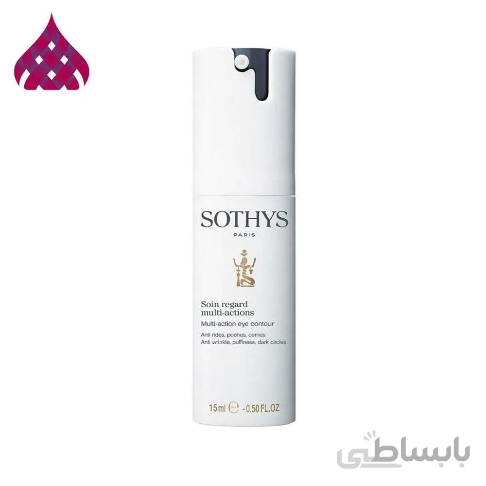 کرم دور چشم سوتیس مدل multi action eye contour حجم 15 میلی لیتر