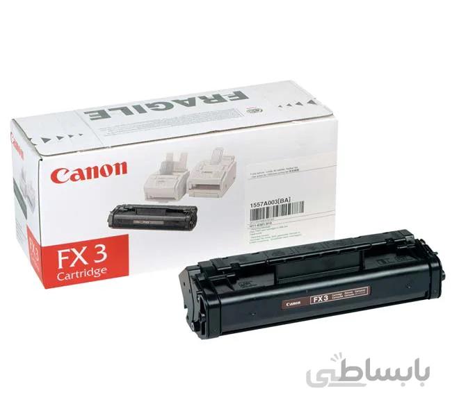 کارتریج تونر پرینتر کانن fx3 مشکی ا Canon fx3 Black Toner Cartridge