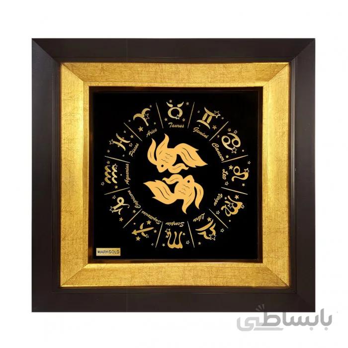 تابلو طلا نماد ماه تولد اسفند TS12