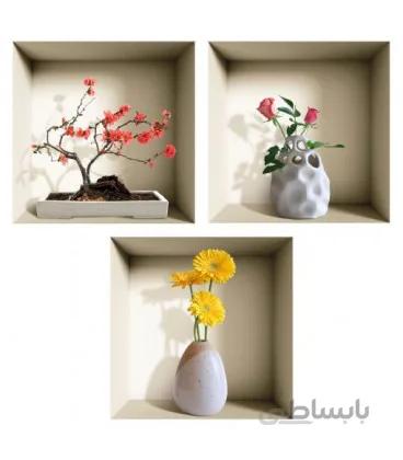 استیکر سه بعدی طاقچه مجازی طرح کودک شو