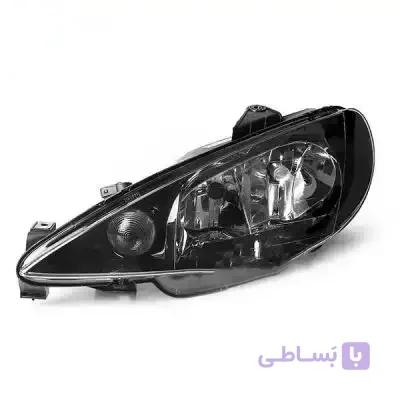 چراغ جلو پژو ۲۰۶ داخل مشکی