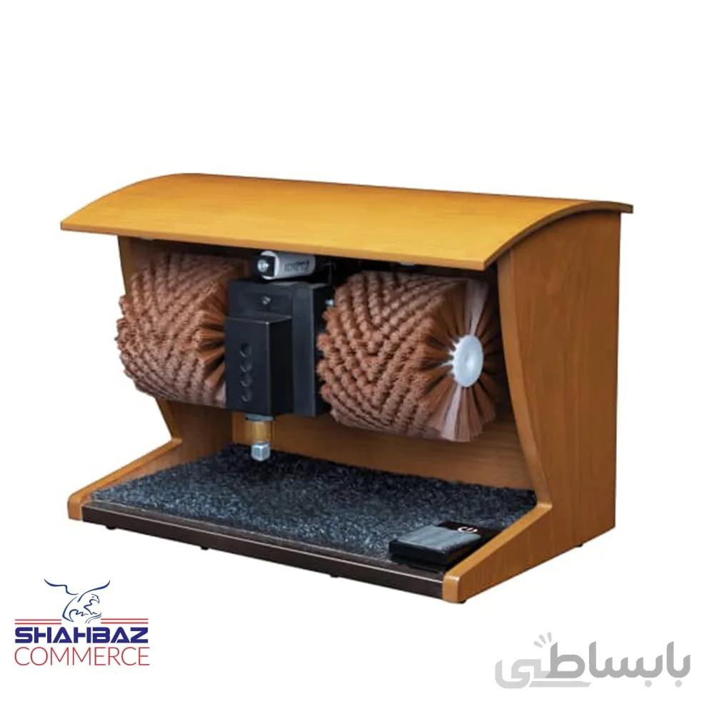 دستگاه واکس زن کفش خانگی ریمکس با بدنه چوبی