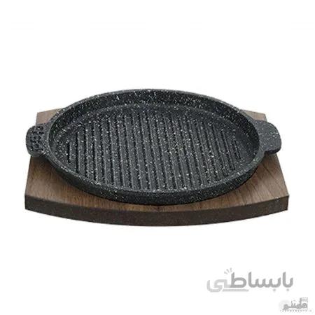 تابه چدن گریل Fahita با تخته چوبی