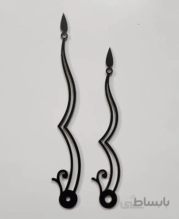 عقربه ساعت مشکی کد b22