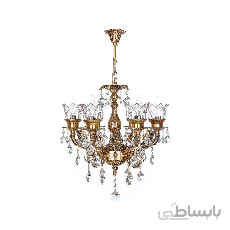 لوستر ۶ شعله چشمه نور کد C2544/6-B