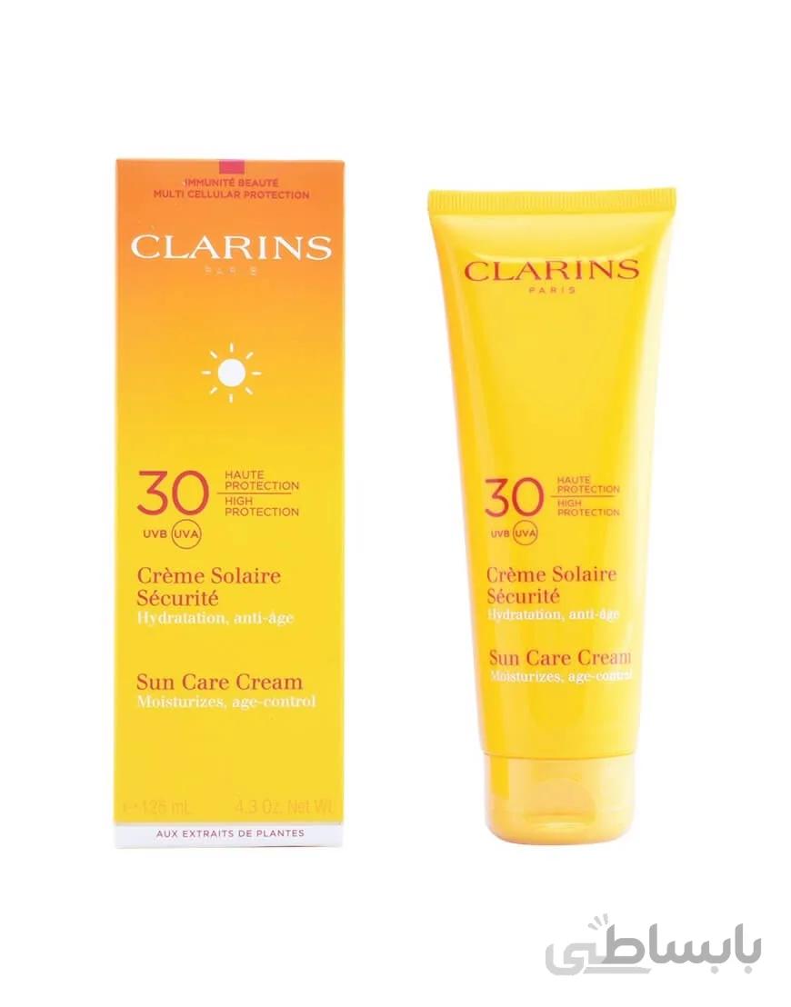 کرم ضد آفتاب کلارنس SPF30 اورجینال 125 میل