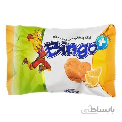 کیک پرتقالی غنی شده با روی قلبی Bingo