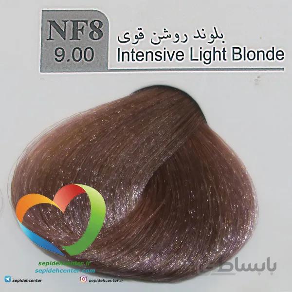 رنگ موی لاکچری دوپیر مدل NF8 (9.00) بلوند روشن قوی 100 میل | Dupier Hair Color