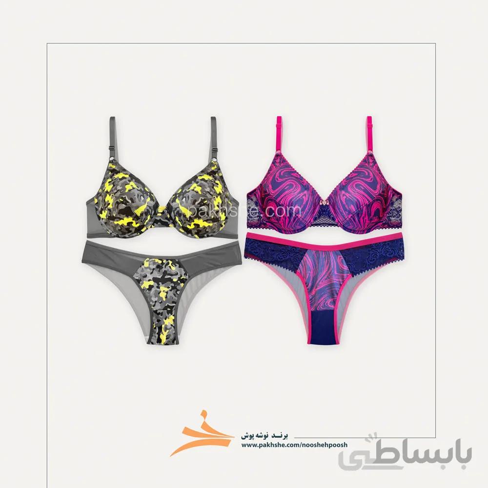 ست شورت و سوتین فانتزی پک دو عددی برند نوشه پوش کد 6610506