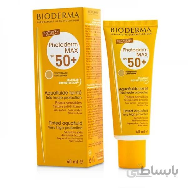 کرم ضد آفتاب فتودرم مکس +SPF50 بایودرما (رنگ بژ روشن)