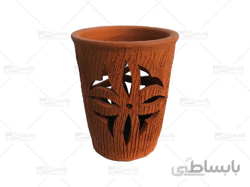 استند لوازم آرایش سفال