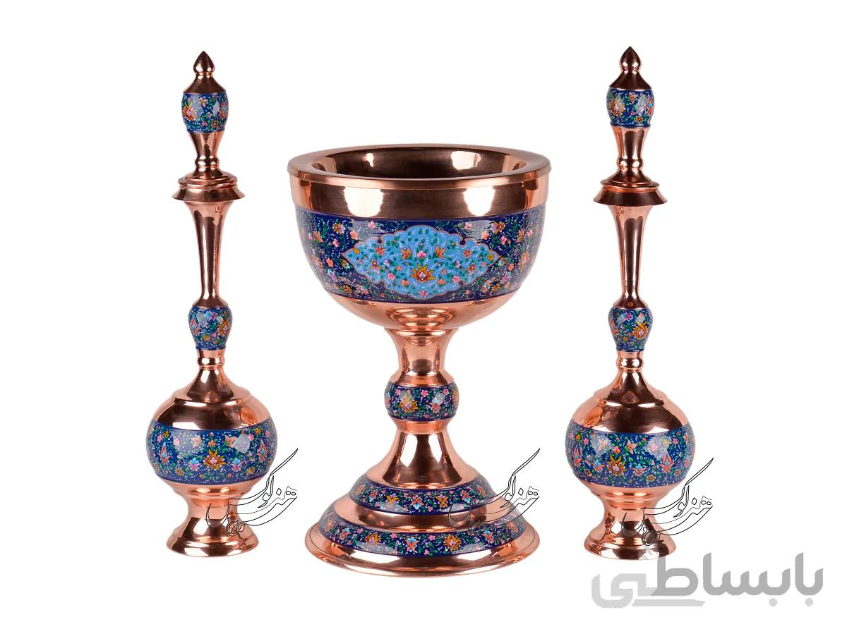 ست سنگاب و تنگ سایز سوپر مس و پرداز میناکاری