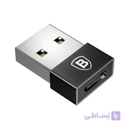 تبدیل USB به TYPE-C بیسوس Baseus USB Male to Type C Female Cable OTG Adapter