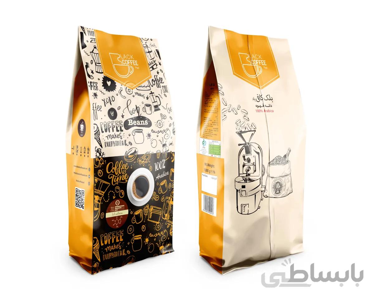 دانه قهوه فول کافئين - ۱ کیلو گرم Full Cafein Coffee Beans