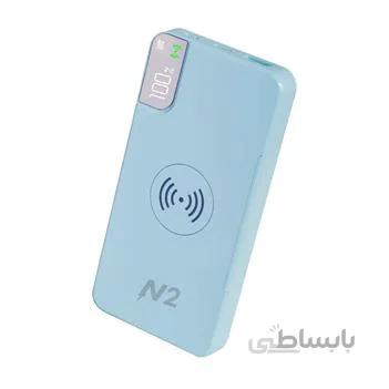 شارژر همراه بیسیم ان دو مدل HG508 ظرفیت 10000 میلی آمپرساعت