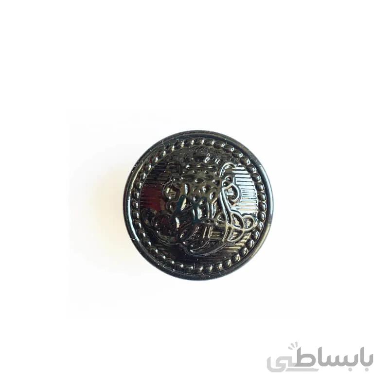 دکمه فلزی مشکی بسته 3 عددی