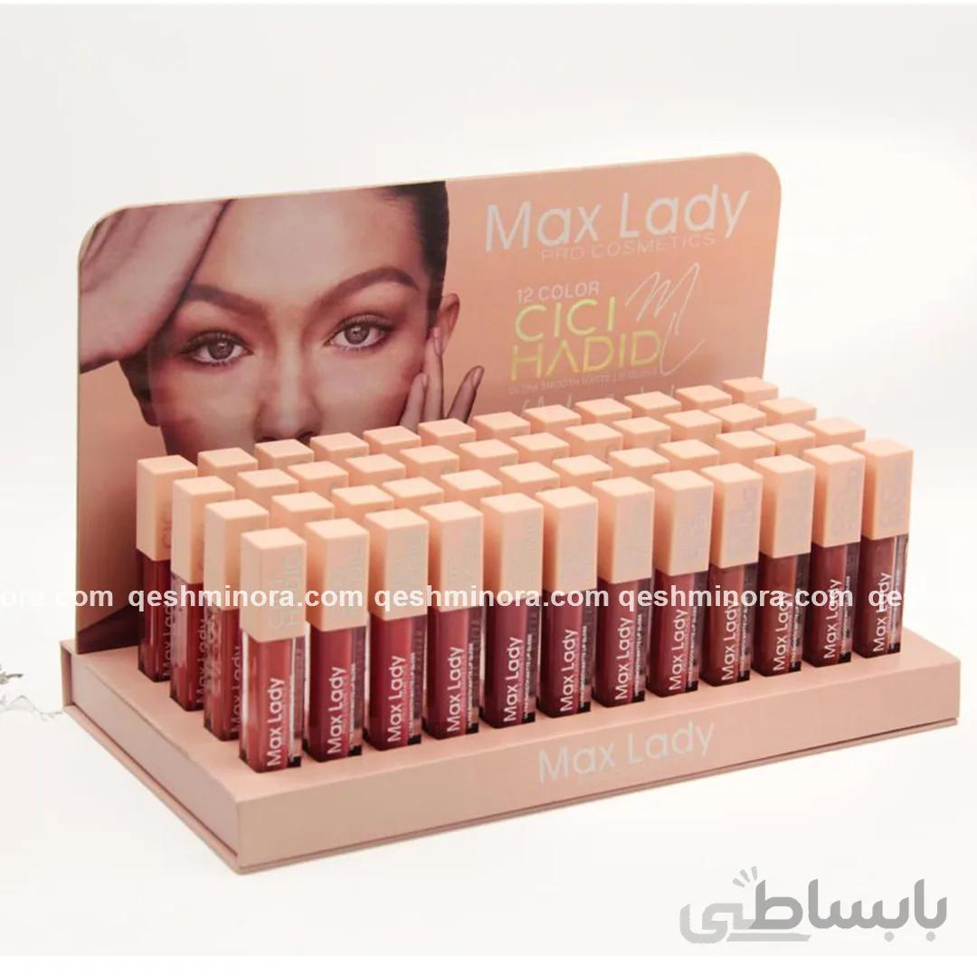 پک 48 عددی رژ لب مایع مکس لیدی ۲۴ ساعته