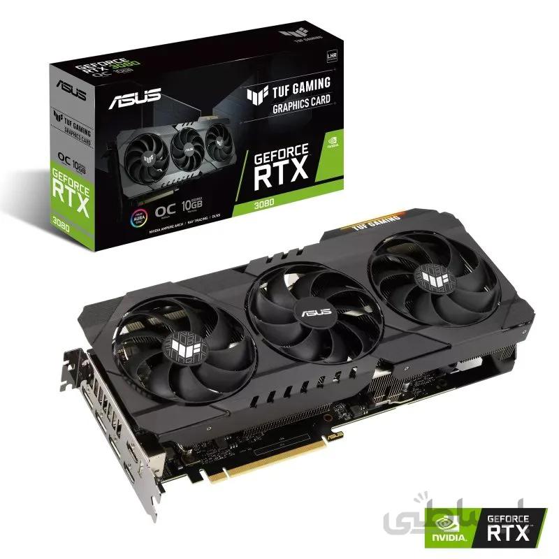 کارت گرافیک ایسوس TUF RTX3080 OC V2 GAMING 10gb