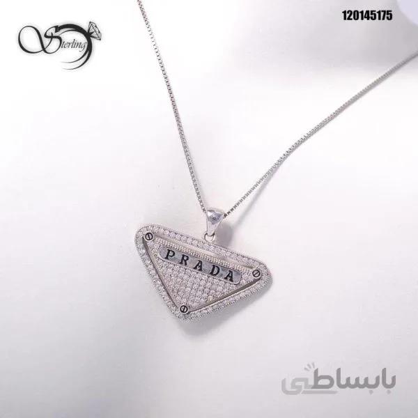 گردنبند نقره مثلثی کد:۱۲۹۴