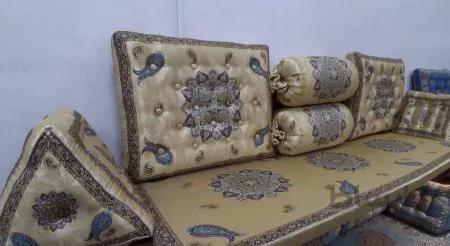 سرویس پشتی سنتی ابریشم طرح قاجار