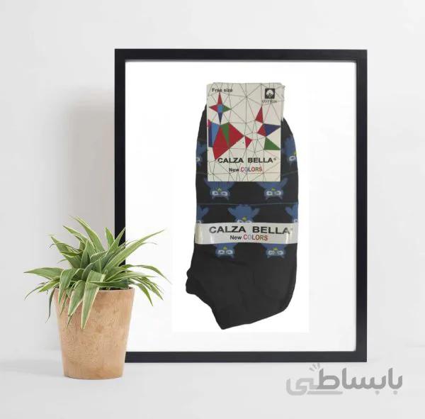 جوراب زنانه مچی Calzabella طرح جقد