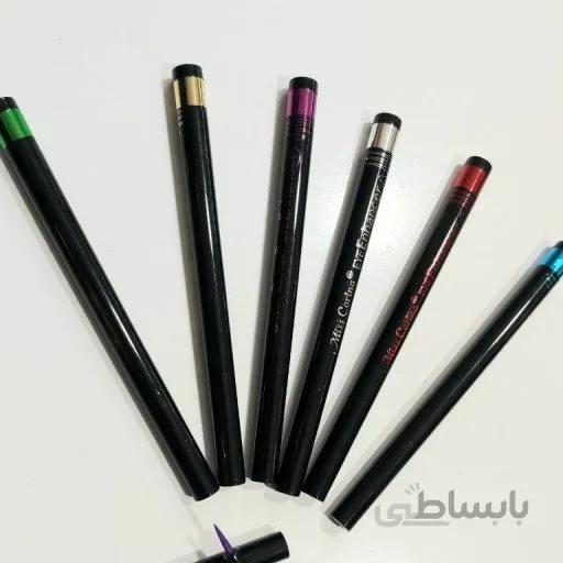 خط چشم ماژیکی رنگی میس کورینا (طلایی)