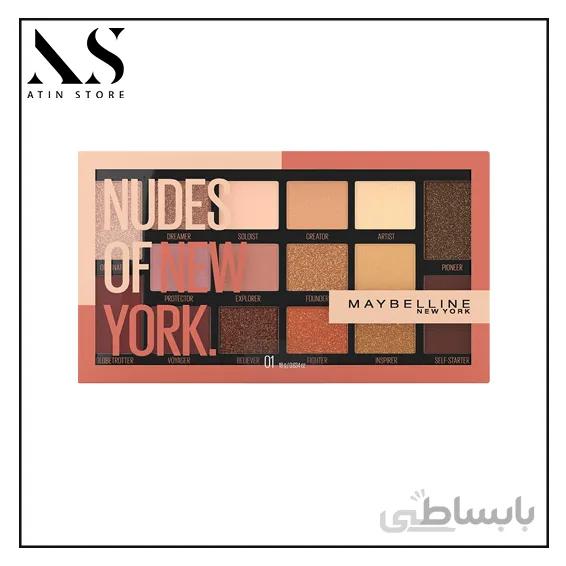 پالت سایه میبلین مدل Nudes Of New York