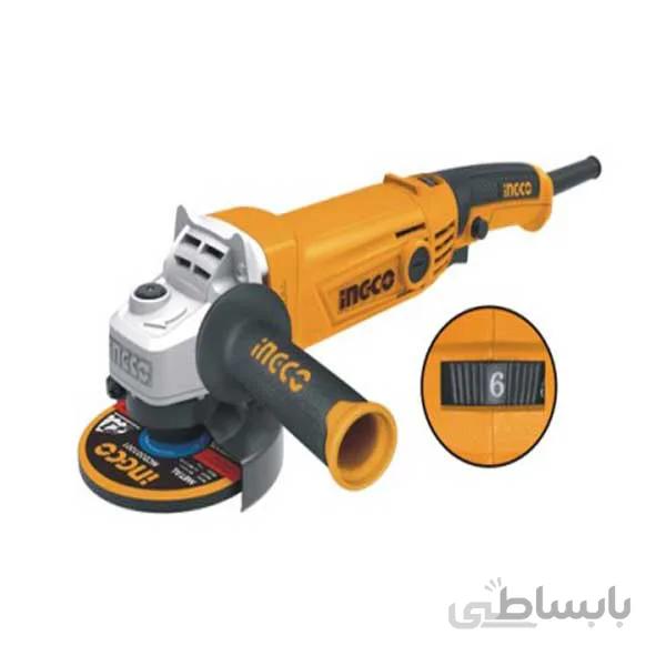 مینی فرز ۱۰۱۰ وات دسته بلند دیمردار اینکو مدل AG10108-5