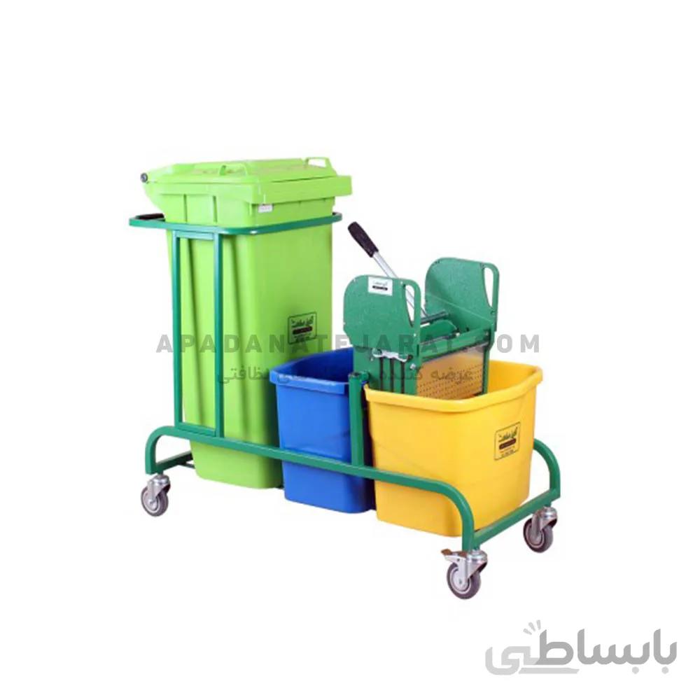 ترالی نظافتی بیمارستانی apadana 2100
