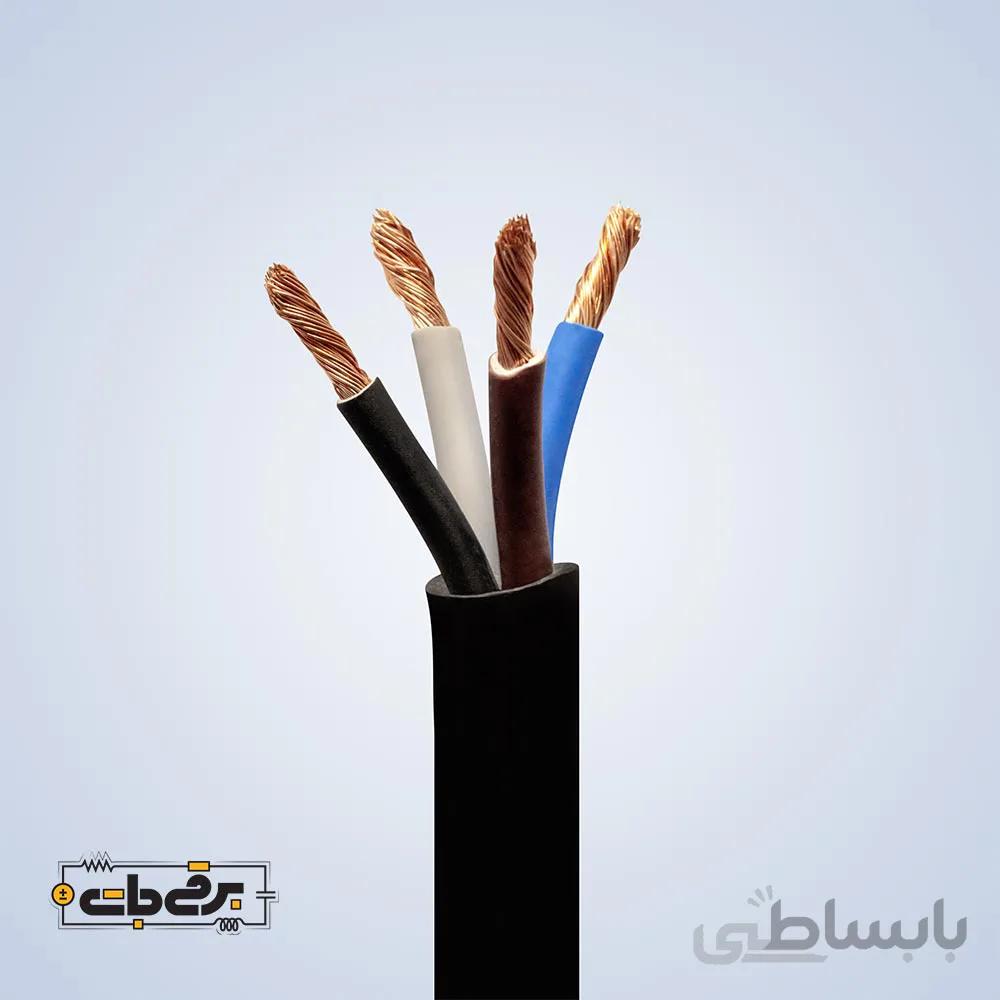کابل افشان 4 در 6 برند مازندران