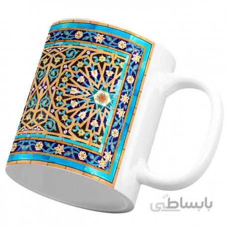 ماگ سرامیکی کاشی کاری گره