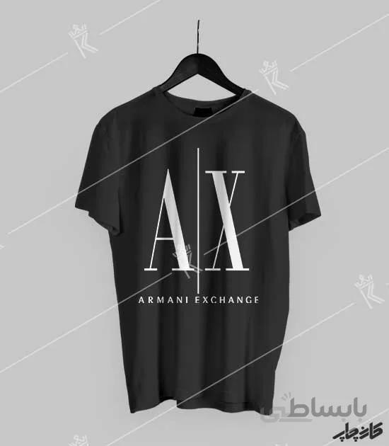 تیشرت مشکی Armani Exchange