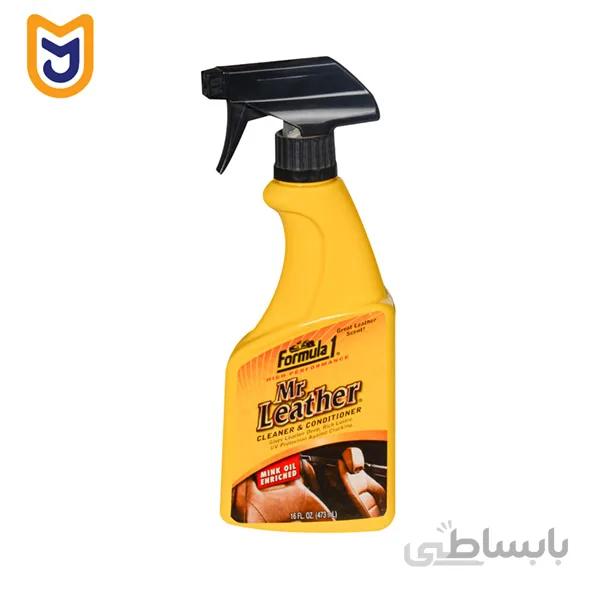 اسپری تمیز کننده و محافظ چرم فرمول وان حجم 473 میلی لیتر ا Formula1 Mr. Leather