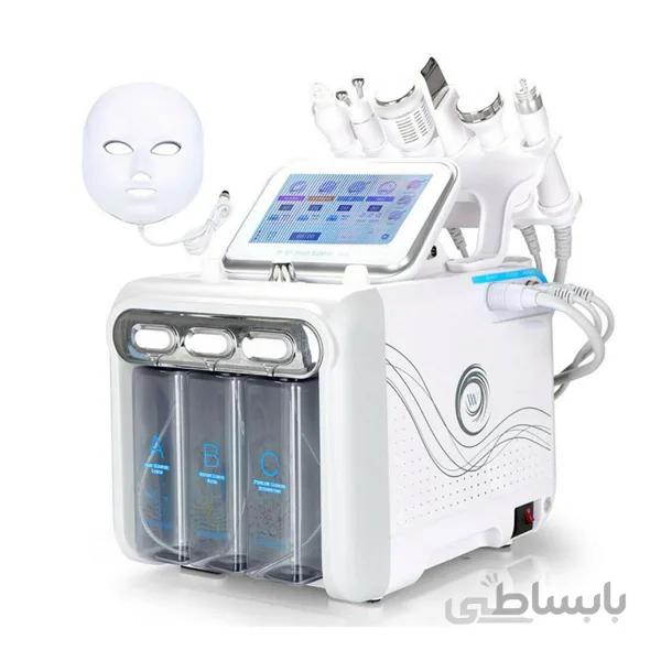 دستگاه هیدرافیشیال7 کاره موتور سنگین و ابریژن اکواجت کره اصل با یکسال گارانتی7 in 1 hydrofacial device