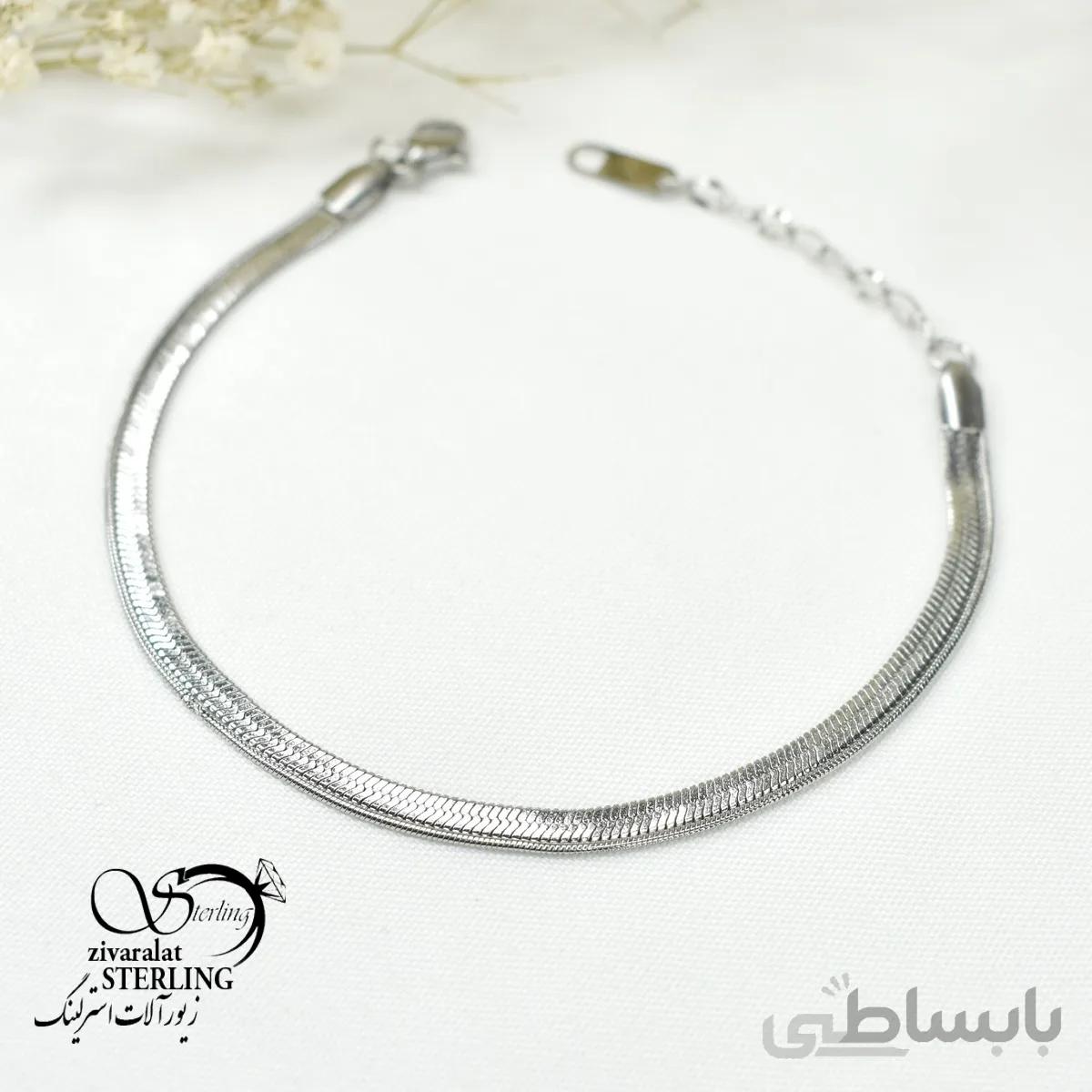 دستبند استیل زنانه کد 6003