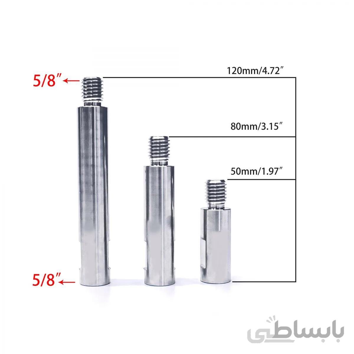 پک 3 عددی شفت میله تبدیل دستگاه پولیش روتاری SPTA