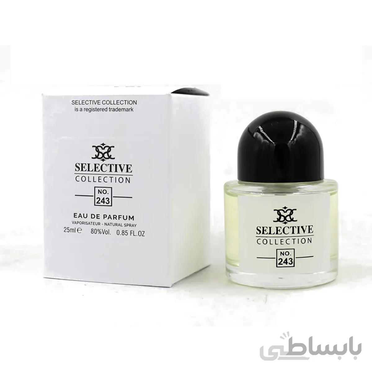ادوپرفیوم زنانه مردانه سلکتیو کالکشن مدل بایردو کد 243 حجم 25 میلی لیتر ا Selective Collection Bayerdo 25ml For Women Men