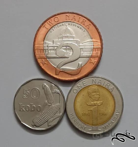 ست کامل سکه های نیجریه