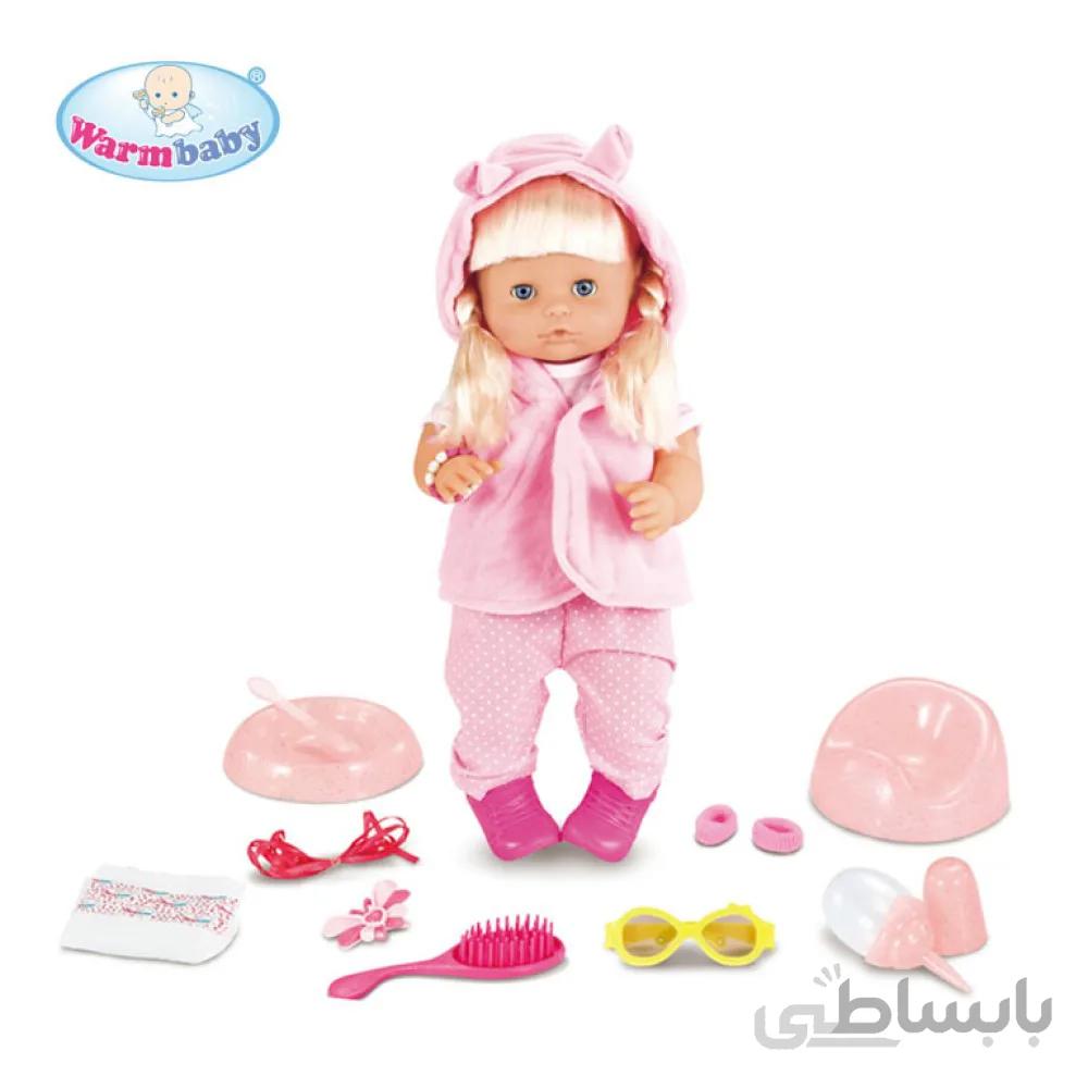 ست اسباب بازی عروسک وارم بیبی مدل Warm Baby Lovely Baby Doll