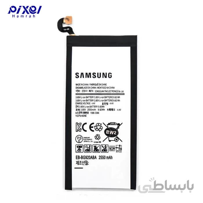 باتری سامسونگ گلکسی S6 ا Samsung Galaxy S6 Battery کد 423751