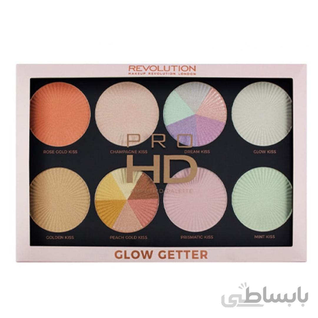 پالت هایلایتر رولوشن مدل glow getter
