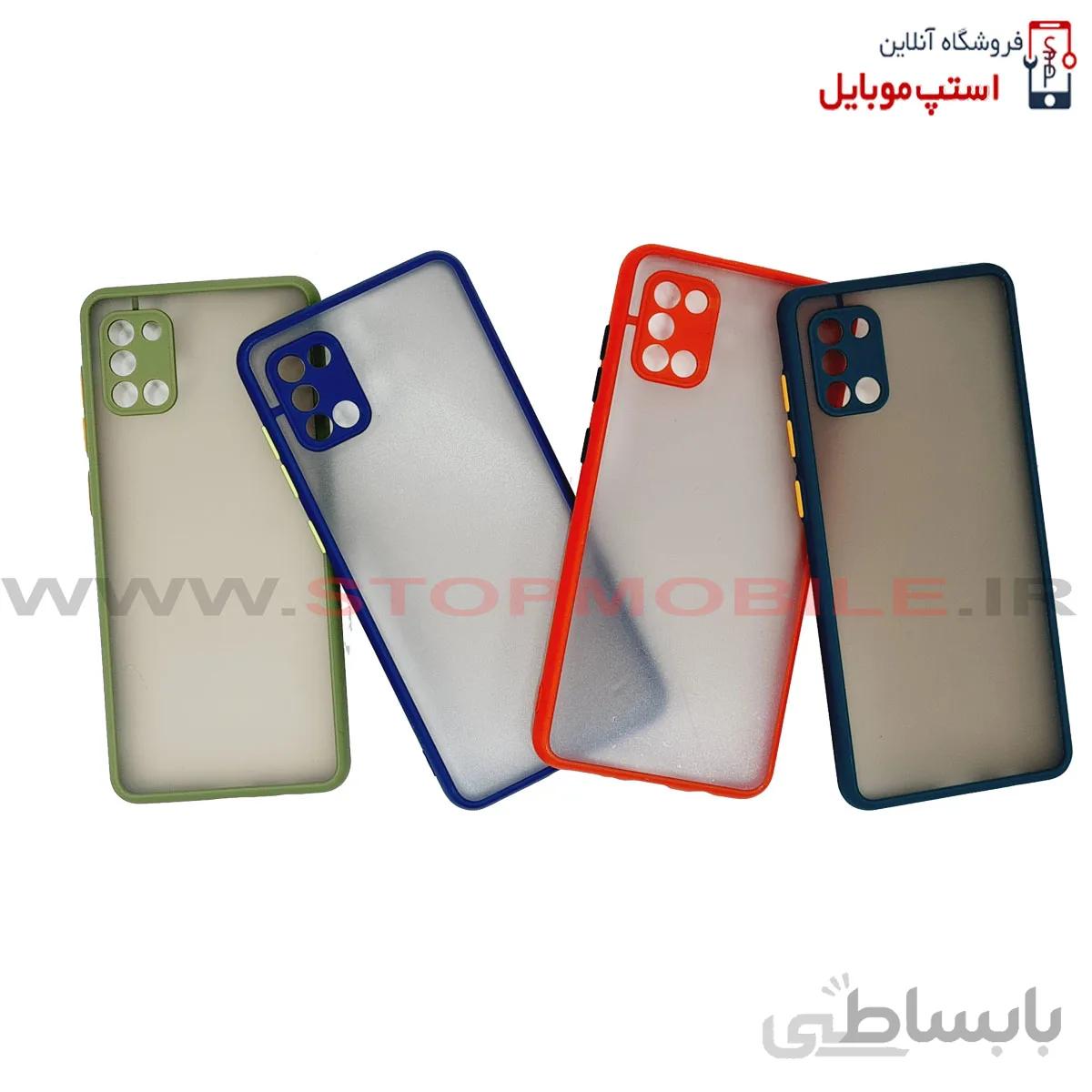قاب گوشی سامسونگ Galaxy A51 مدل پشت مات محافظ لنز دار